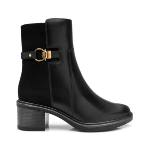137701 NEGRO FLEXI CALZADO DAMA BOTÍN CASUAL