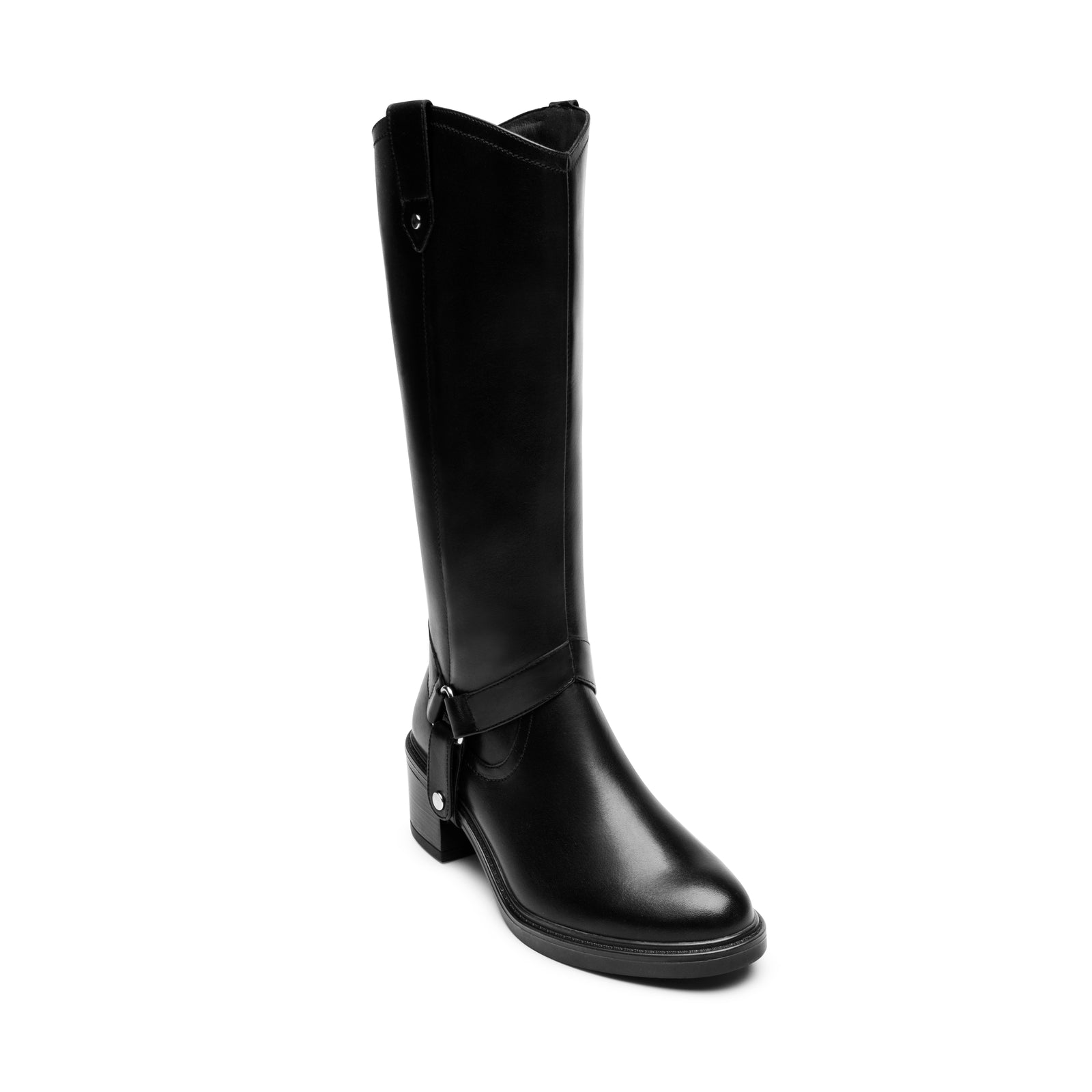 137705 NEGRO FLEXI CALZADO DAMA BOTA ALTA 22