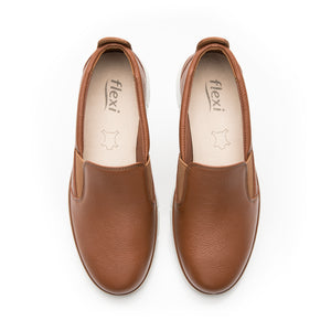 137904 TAN FLEXI CALZADO DAMA CHOCLO CASUAL 1