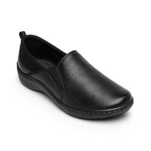 138104 NEGRO FLEXI CALZADO DAMA CHOCLO CASUAL