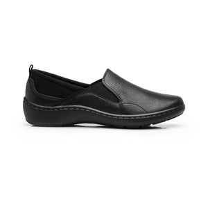 138104 NEGRO FLEXI CALZADO DAMA CHOCLO CASUAL
