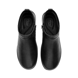138105 NEGRO FLEXI CALZADO DAMA BOTÍN CASUAL