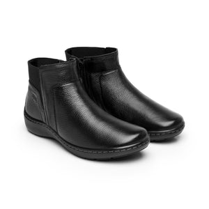 138105 NEGRO FLEXI CALZADO DAMA BOTÍN CASUAL
