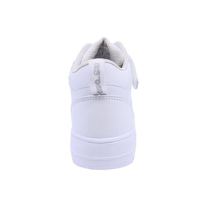 Tenis para niño color blanco con agujeta y tira de contacto 139500