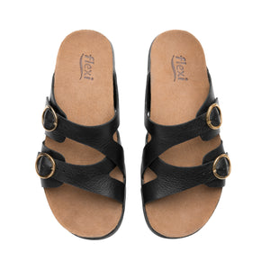 139601 NEGRO FLEXI CALZADO DAMA SANDALIA SAND
