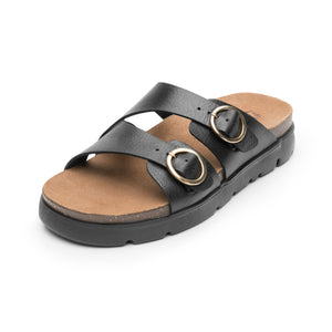139601 NEGRO FLEXI CALZADO DAMA SANDALIA SAND