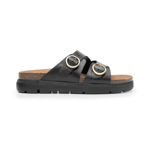 139601 NEGRO FLEXI CALZADO DAMA SANDALIA SAND