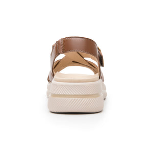 139802 TAN FLEXI CALZADO DAMA SANDALIA SANDAL
