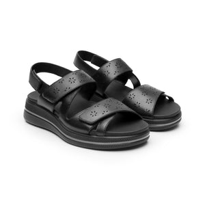 139803 NEGRO FLEXI CALZADO DAMA SANDALIA SAND