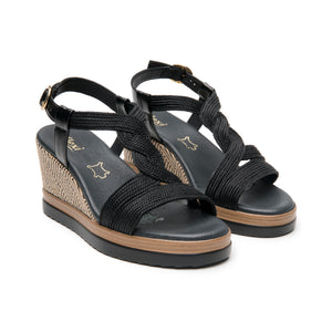 139901 NEGRO FLEXI CALZADO DAMA SANDALIA SAND