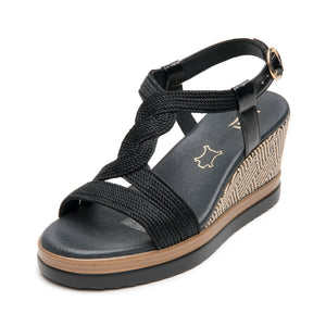 139901 NEGRO FLEXI CALZADO DAMA SANDALIA SAND