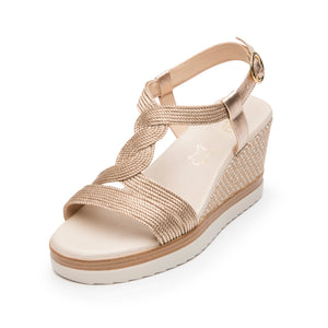 139901 ORO ROSA FLEXI CALZADO DAMA SANDALIA S