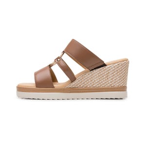 139903 TAN FLEXI CALZADO DAMA SANDALIA SANDAL