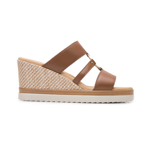 139903 TAN FLEXI CALZADO DAMA SANDALIA SANDAL