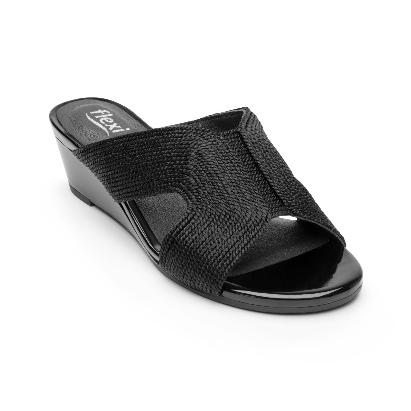 140002 NEGRO FLEXI CALZADO DAMA SANDALIA SAND