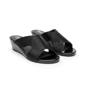 140002 NEGRO FLEXI CALZADO DAMA SANDALIA SAND