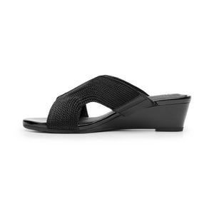 140002 NEGRO FLEXI CALZADO DAMA SANDALIA SAND