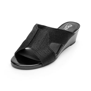 140002 NEGRO FLEXI CALZADO DAMA SANDALIA SAND