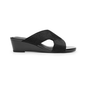 140002 NEGRO FLEXI CALZADO DAMA SANDALIA SAND