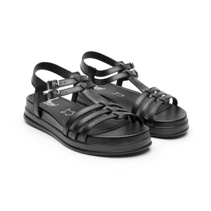 140101 NEGRO FLEXI CALZADO DAMA SANDALIA SAND