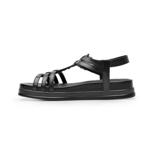 140101 NEGRO FLEXI CALZADO DAMA SANDALIA SAND