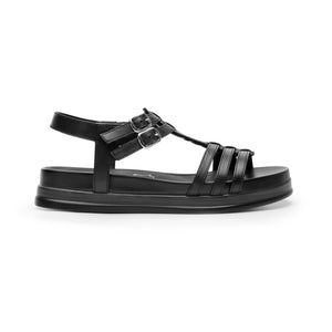 140101 NEGRO FLEXI CALZADO DAMA SANDALIA SAND