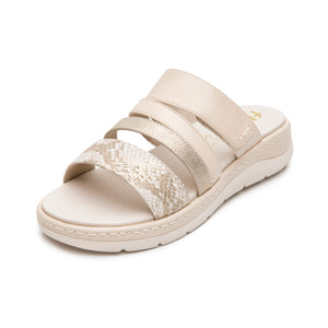 141605 BEIGE FLEXI CALZADO DAMA SANDALIA SAND