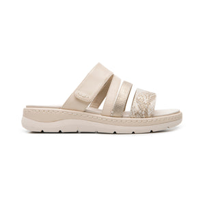 141605 BEIGE FLEXI CALZADO DAMA SANDALIA SAND