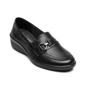 142303 NEGRO FLEXI CALZADO DAMA CHOCLO CASUAL