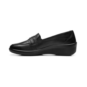 142303 NEGRO FLEXI CALZADO DAMA CHOCLO CASUAL