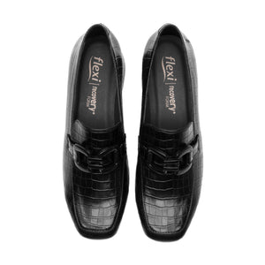 Zapato Choclo Vestir Dama FLEXI Negro – Lydia