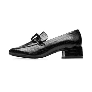 Zapato Choclo Vestir Dama FLEXI Negro – Lydia