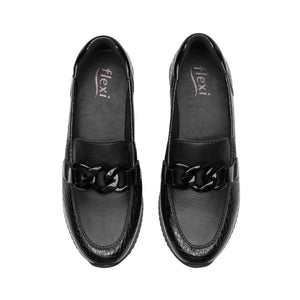143701 NEGRO FLEXI CALZADO DAMA CHOCLO CASUAL