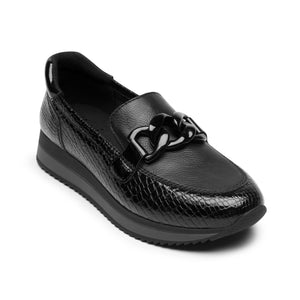 143701 NEGRO FLEXI CALZADO DAMA CHOCLO CASUAL