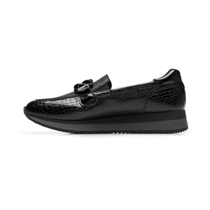 143701 NEGRO FLEXI CALZADO DAMA CHOCLO CASUAL