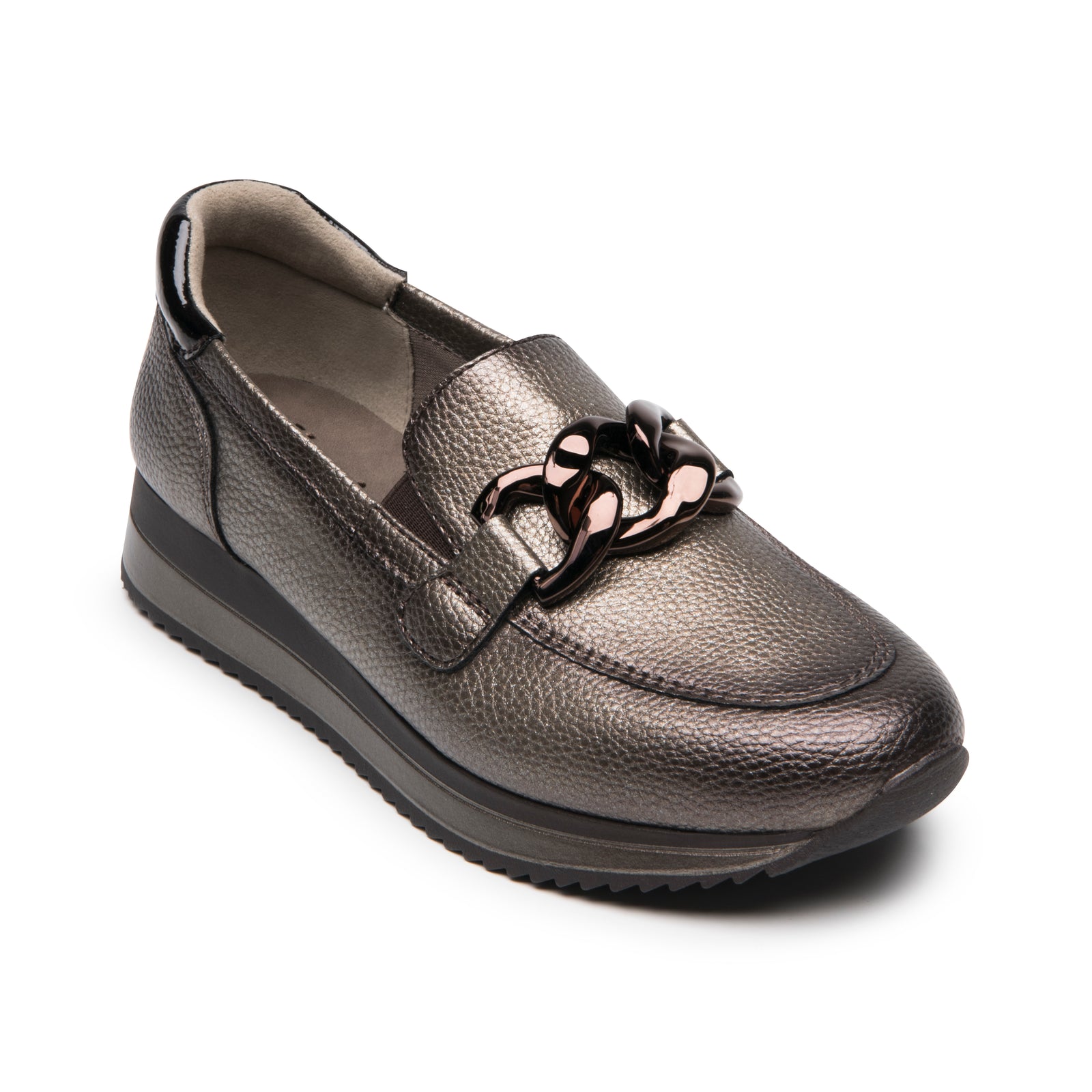 143701 PEWTER FLEXI CALZADO DAMA CHOCLO CASUA