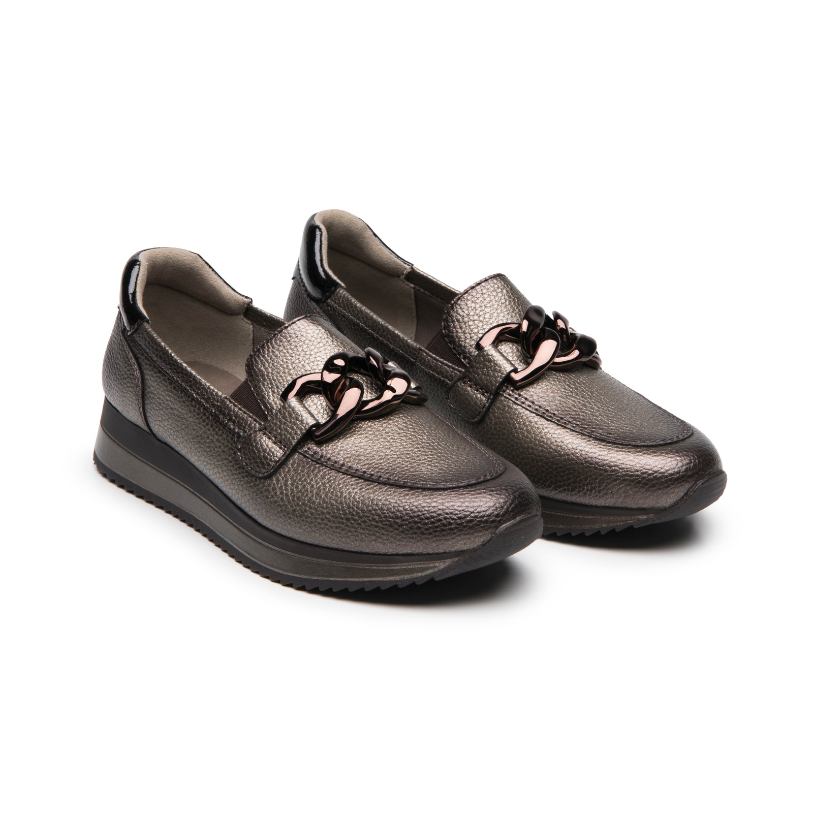 143701 PEWTER FLEXI CALZADO DAMA CHOCLO CASUA