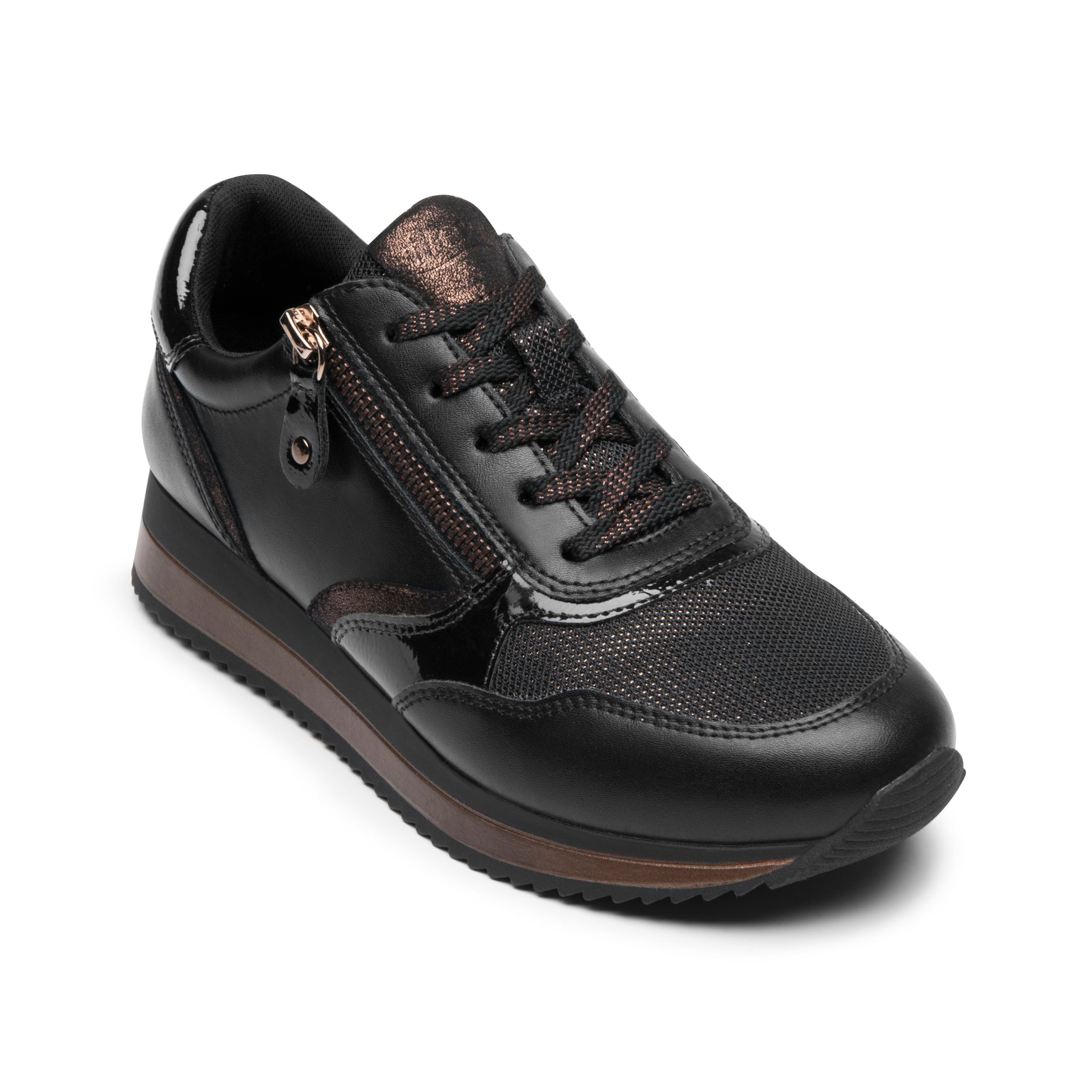 143702 NEGRO FLEXI CALZADO DAMA CHOCLO CASUAL