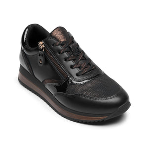143702 NEGRO FLEXI CALZADO DAMA CHOCLO CASUAL