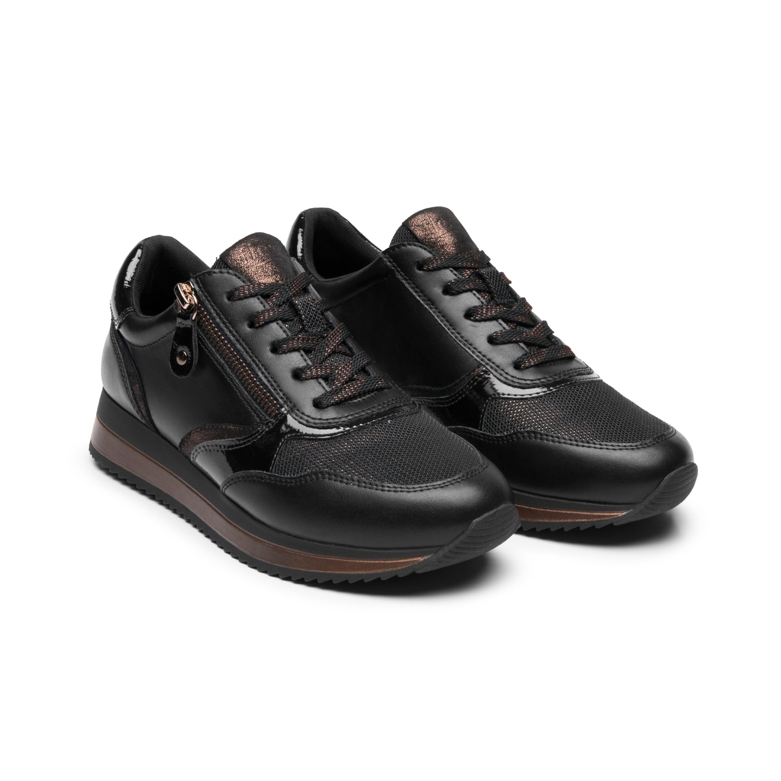 143702 NEGRO FLEXI CALZADO DAMA CHOCLO CASUAL