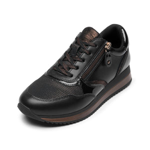 143702 NEGRO FLEXI CALZADO DAMA CHOCLO CASUAL