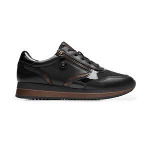 143702 NEGRO FLEXI CALZADO DAMA CHOCLO CASUAL