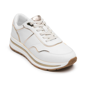 143801 BLANCO FLEXI CALZADO DAMA CHOCLO CASUA