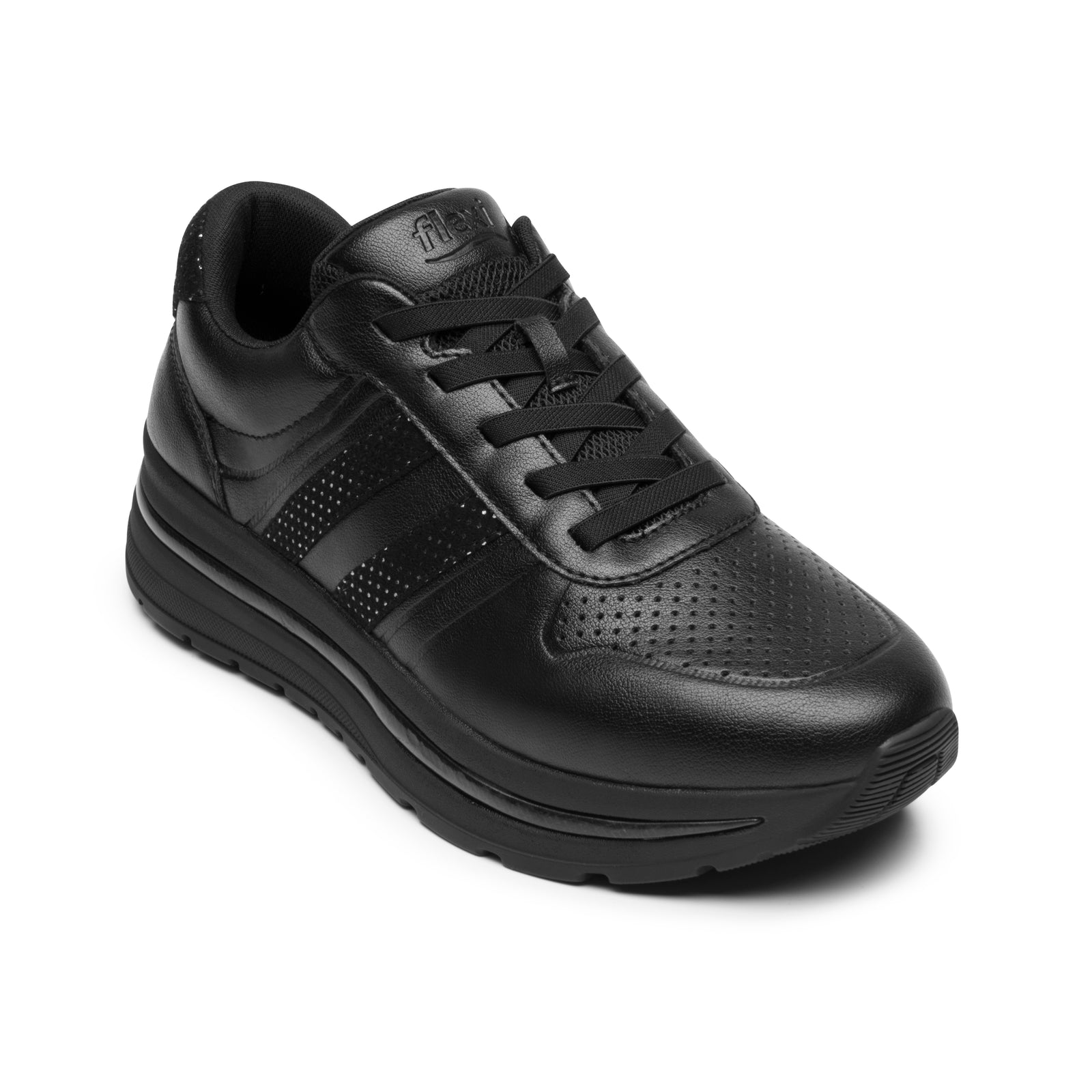 143802 NEGRO FLEXI CALZADO DAMA CHOCLO CASUAL