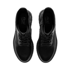 144301 NEGRO FLEXI CALZADO DAMA BOTÍN 23 1443