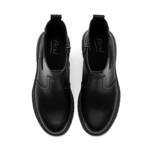 144302 NEGRO FLEXI CALZADO DAMA BOTÍN 23 1443