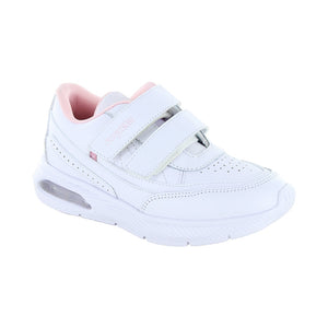 Tenis para niña color blanco con Burbuja y doble tira de contacto 156748
