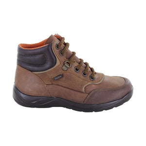 Botas de piel para niño color café claro con soporte en tobillo 164006