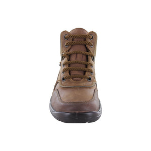 Botas de piel para niño color café claro con soporte en tobillo 164006