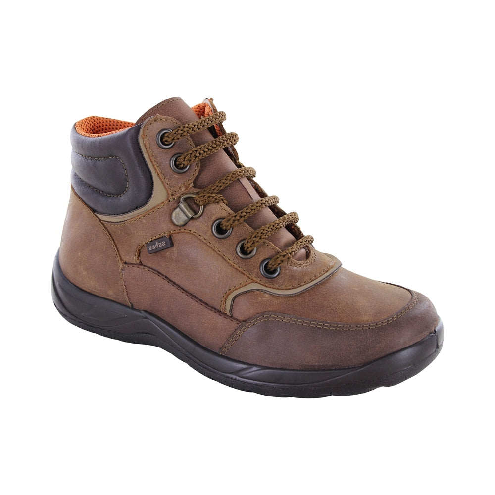 Botas de piel para niño color café claro con soporte en tobillo 164006